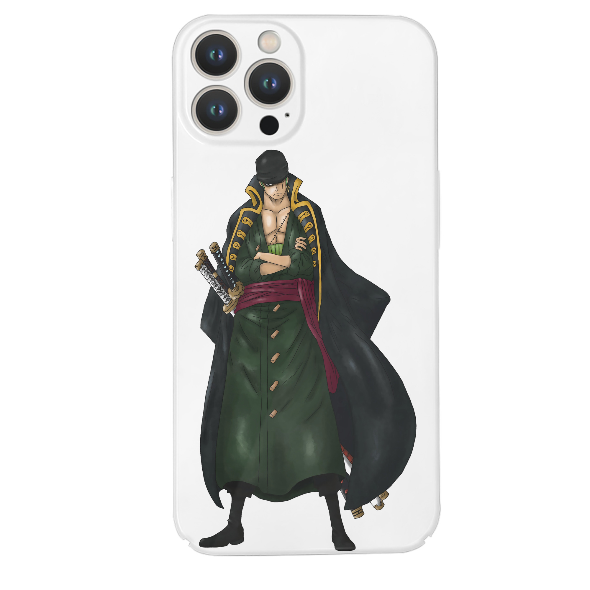 （画像用） ワンピース ロロノア・ゾロ ONE PIECE Roronoa Zoro 【iPhone 14シリーズ対応】ハードケース